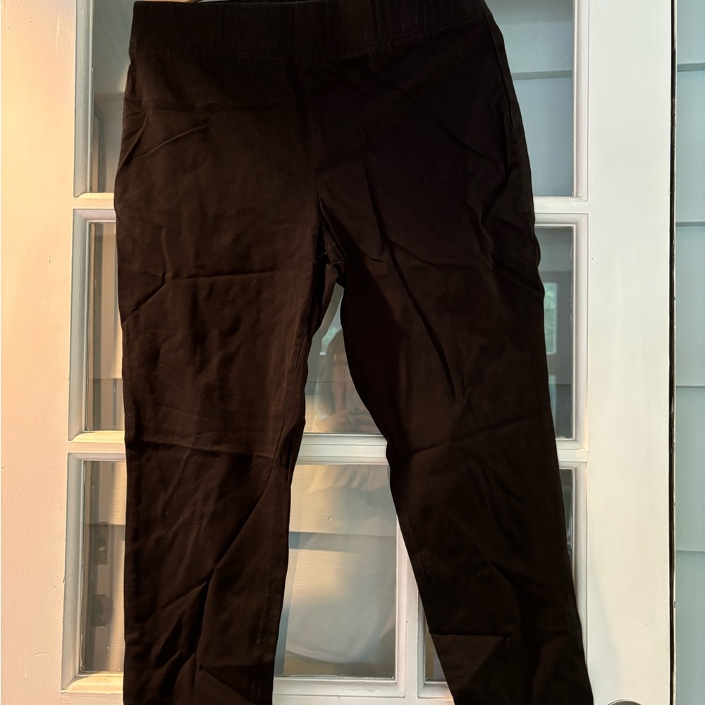 Skinny leg bi stretch pull on trousers. Size 12